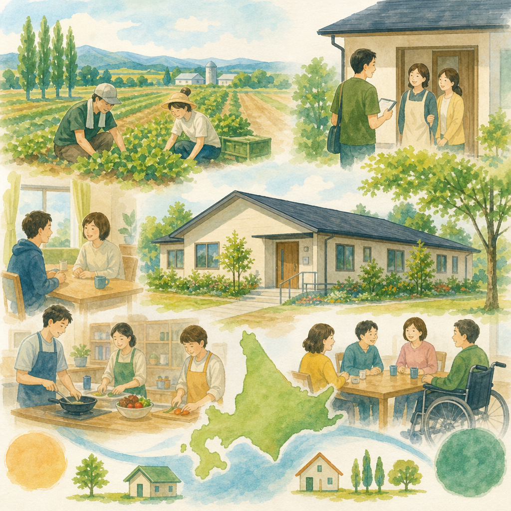 芽室町・帯広市のグループホーム見学と就労動線
