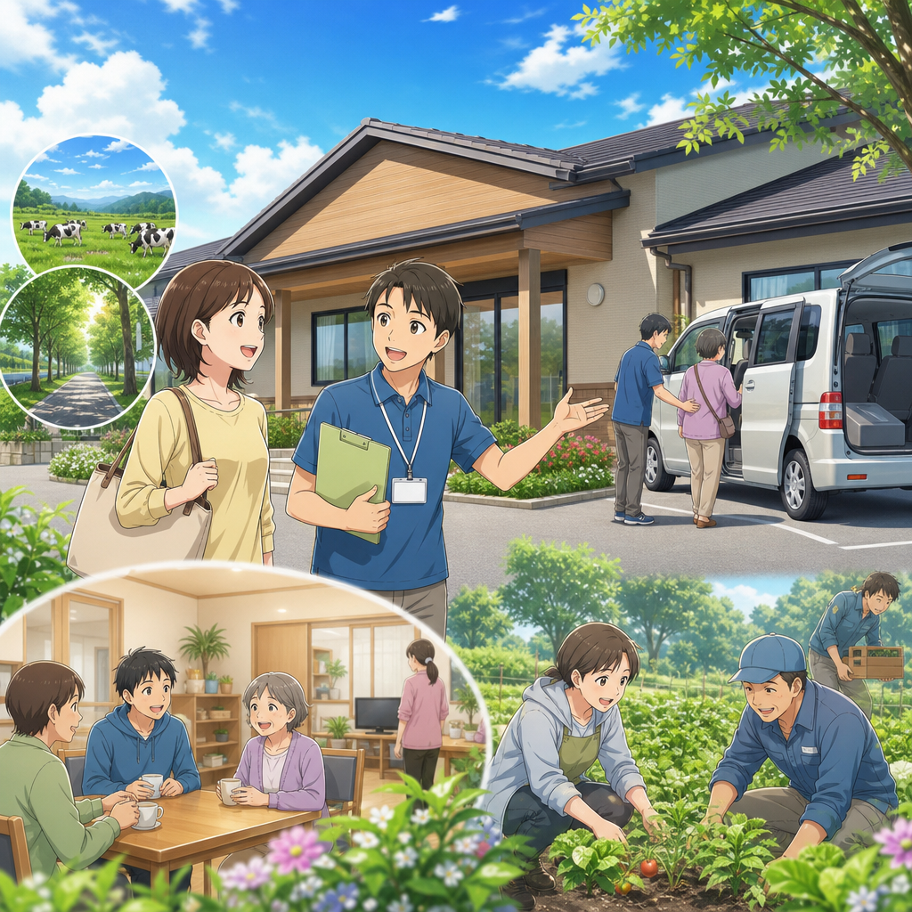 帯広市・芽室町のグループホーム見学と通院同行